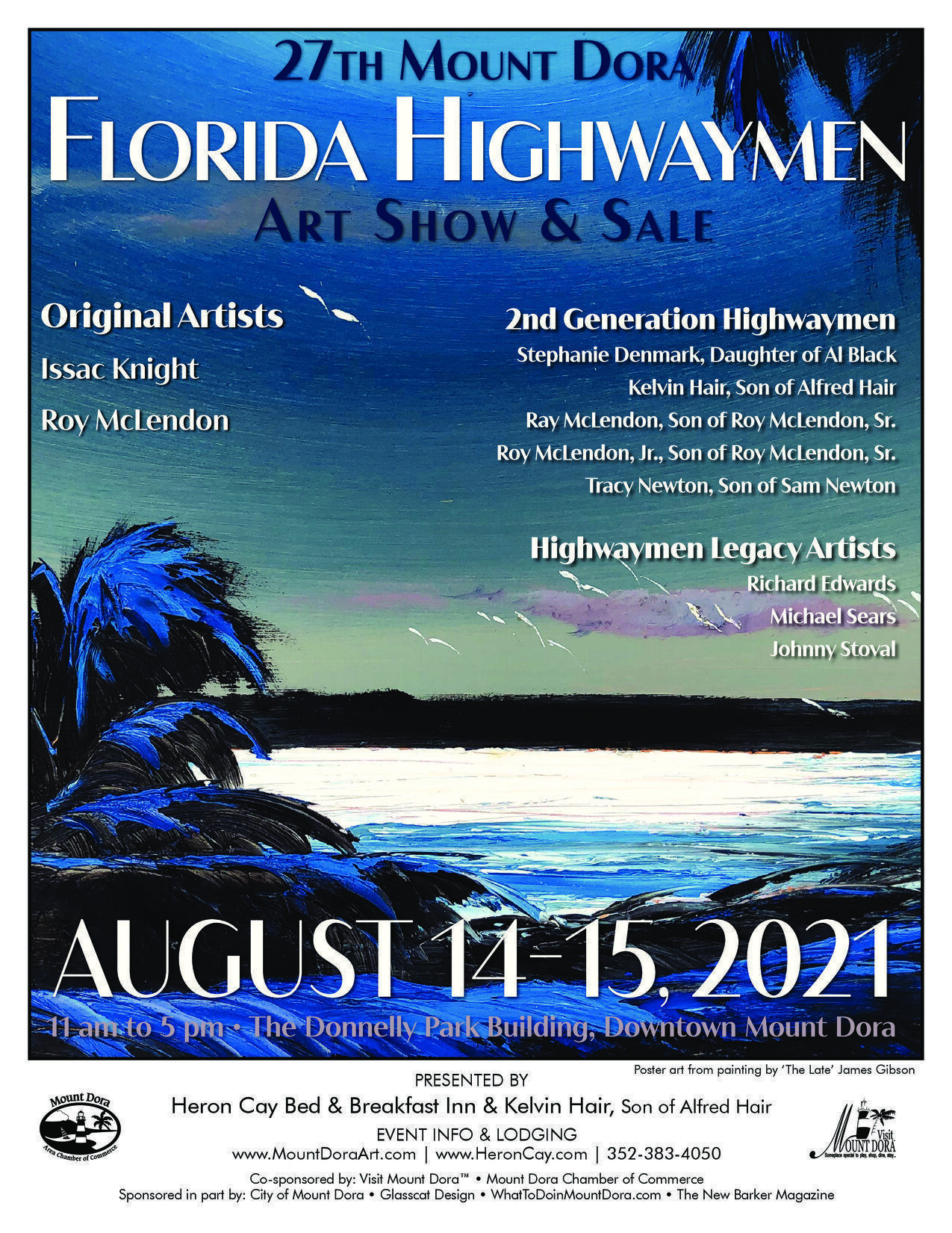 Florida Highwaymen Artists in Mount Dora Go Mount Dora
